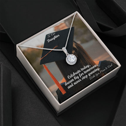 Daughter Graduation Eternal Hope Necklace | Mom & Dad Gift