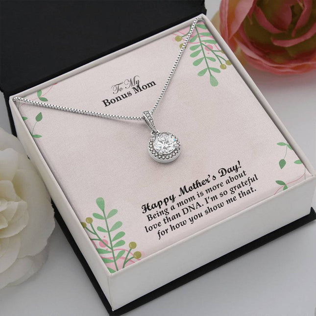 Being a Mom Is More Than DNA Bonus | Christian Eternal Hope Necklace | Mother's Day Gift for Bonus Mom | Faith Gift