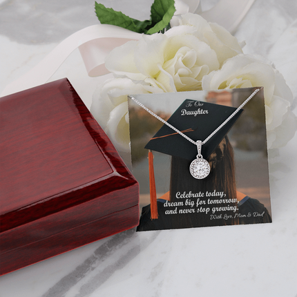 Daughter Graduation Eternal Hope Necklace | Mom & Dad Gift