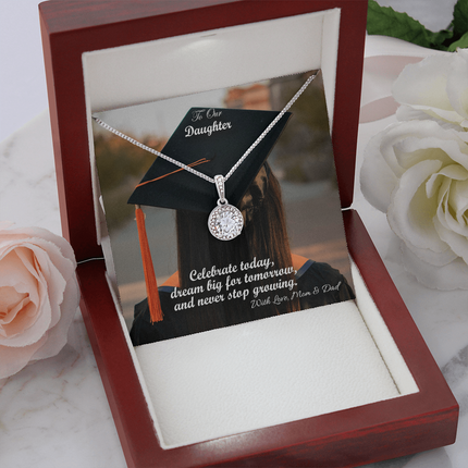 Daughter Graduation Eternal Hope Necklace | Mom & Dad Gift