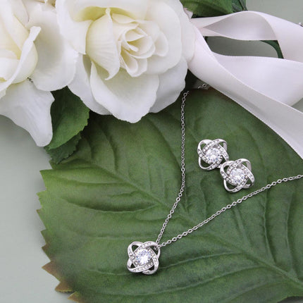 Thanks for Always Seeing the Best in Me | Christian Love Knot Necklace | Mother's Day Gift for Mom | Faith Gift