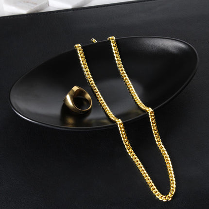 Loved Cross Lion | Christian Cuban Link Chain Necklace | His Word