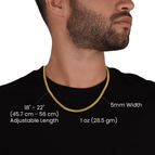 18K Yellow Gold Finish / Standard Box
