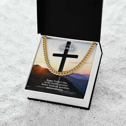 Worlds Greatest Husband | Cuban Link Necklace | Gift for Husband
