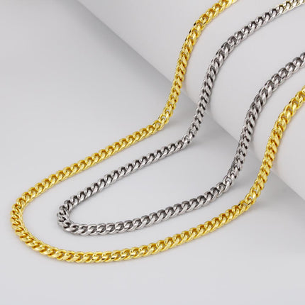 Chosen Cross Lion | Christian Cuban Link Chain Necklace | His Word
