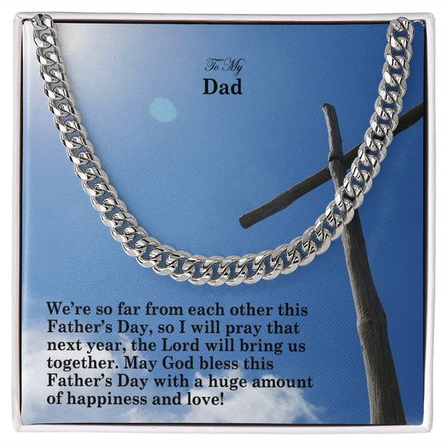 Cuban Link Chain Necklace – Christian Gift for Men