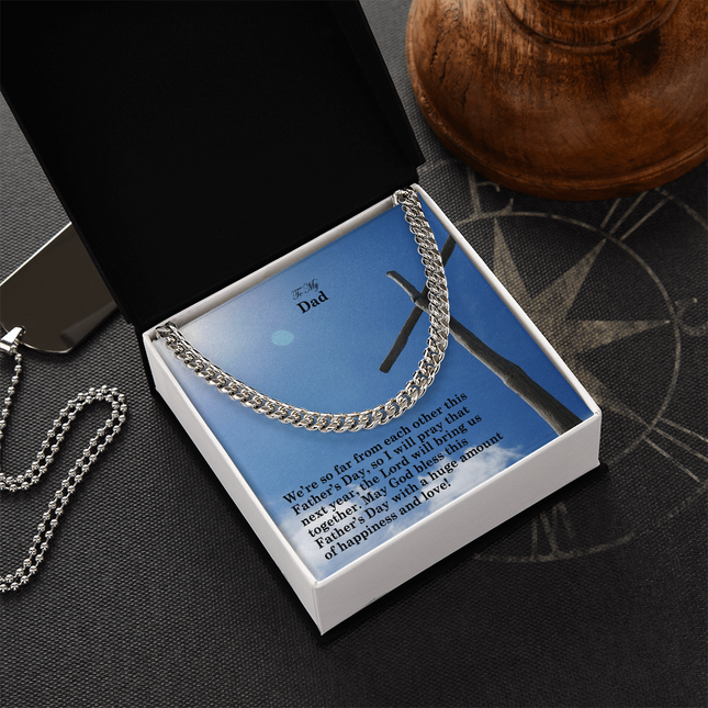 Cuban Link Chain Necklace – Christian Gift for Men