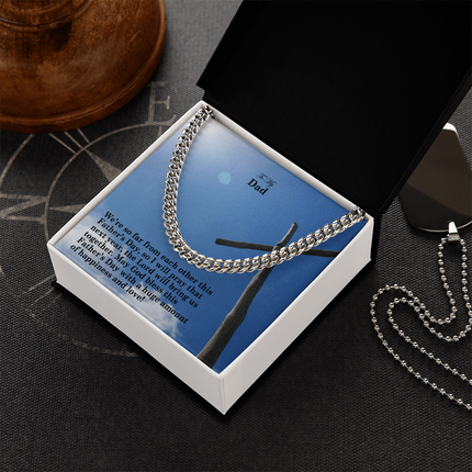 Cuban Link Chain Necklace – Christian Gift for Men