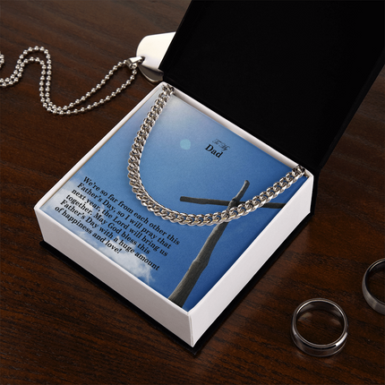 Cuban Link Chain Necklace – Christian Gift for Men