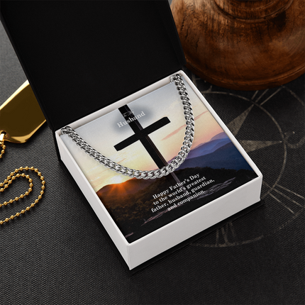 Worlds Greatest Husband | Cuban Link Necklace | Gift for Husband