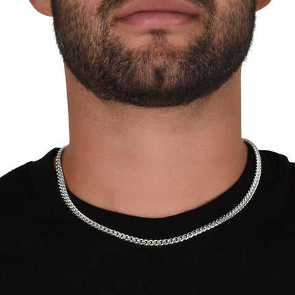 Hope Cross Crown of Thorns | Christian Cuban Link Chain Necklace | His Word