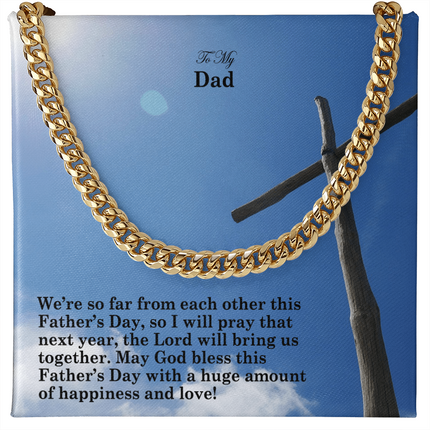 Cuban Link Chain Necklace – Christian Gift for Men