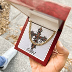 18K Yellow Gold Finish / Luxury Box