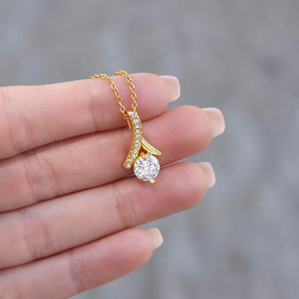 Bonus Daughter Graduation Alluring Beauty Necklace | Proud of You Gift
