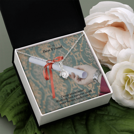 Best Friend Graduation Alluring Beauty Necklace | Congratulations Gift