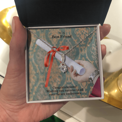 Best Friend Graduation Alluring Beauty Necklace | Congratulations Gift