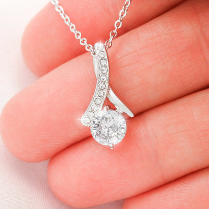 Bonus Daughter Graduation Alluring Beauty Necklace | Proud of You Gift