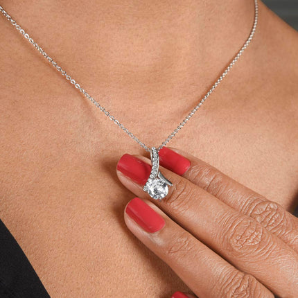 Bonus Daughter Graduation Alluring Beauty Necklace | Proud of You Gift