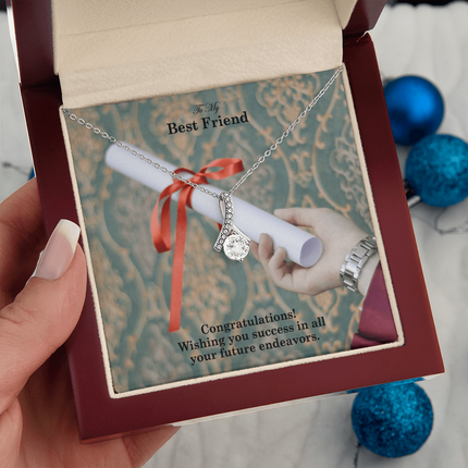 Best Friend Graduation Alluring Beauty Necklace | Congratulations Gift