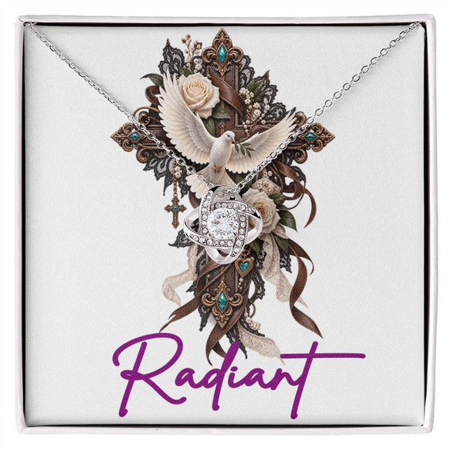 Radiant | Christian Love Knot Necklace | Her Word