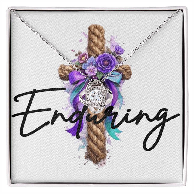 Enduring | Christian Love Knot Necklace | Gift for Her