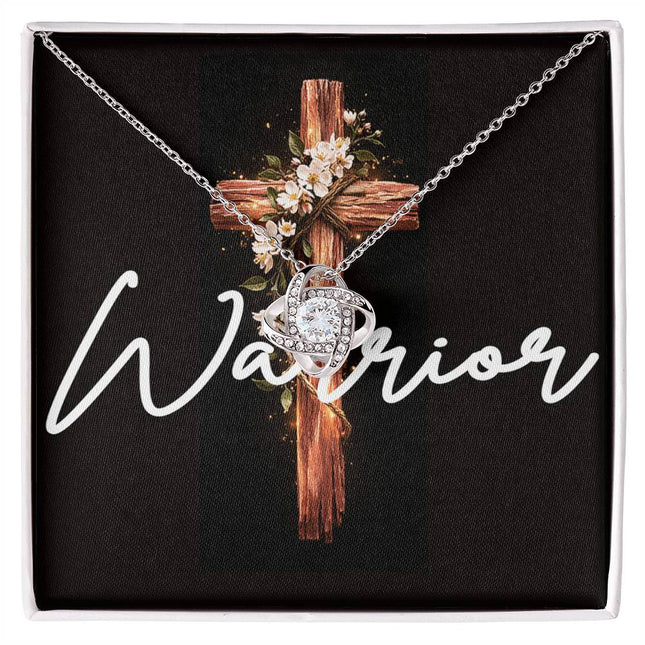 Warrior | Christian Love Knot Necklace | Gift for Her