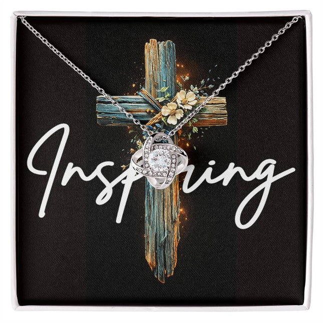 Inspiring | Christian Love Knot Necklace | Gift for Her