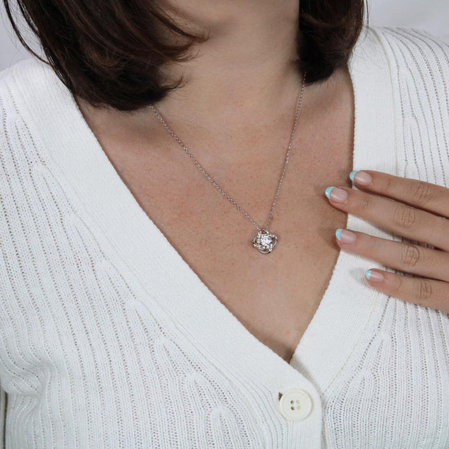Forgiving | Christian Love Knot Necklace | Her Word