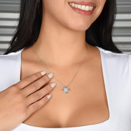 Joyful | Christian Love Knot Necklace | Her Word