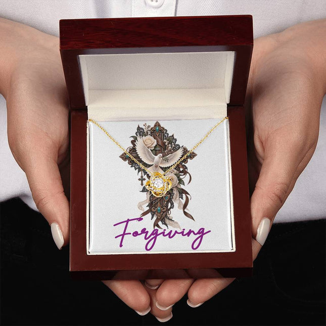 Forgiving | Christian Love Knot Necklace | Her Word