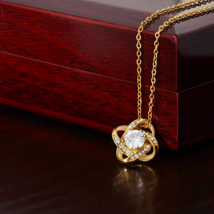 Sister Graduation Love Knot Necklace | Congratulations Gift