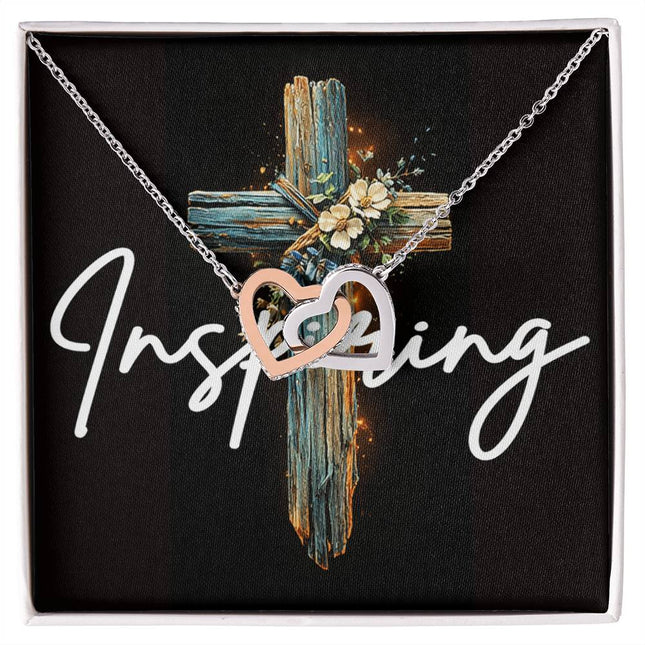 Inspiring | Christian Interlocking Hearts Necklace | Gift for Her