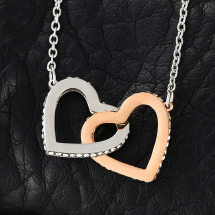 Daughter Graduation Interlocking Hearts Necklace | Well Done Gift
