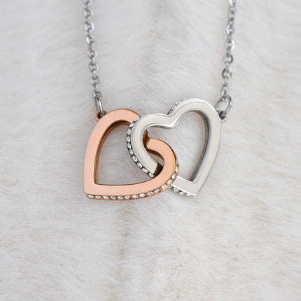 Enduring | Christian Interlocking Hearts Necklace | Gift for Her