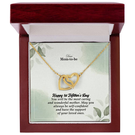 Happy 1st Mother's Day You'll Be the Most Wonderful | Christian Cross Necklace | Mother's Day Gift for Mom | Faith Gift
