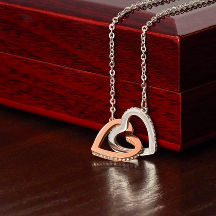 Rainbow Cross Little Shepherd | Christian Interlocking Hearts Necklace | Gift for Kids