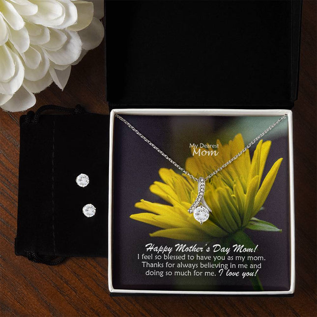 Blessed to Have You as My | Christian Alluring Beauty Necklace | Mother's Day Gift for Mom | Faith Gift