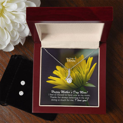 Blessed to Have You as My | Christian Alluring Beauty Necklace | Mother's Day Gift for Mom | Faith Gift