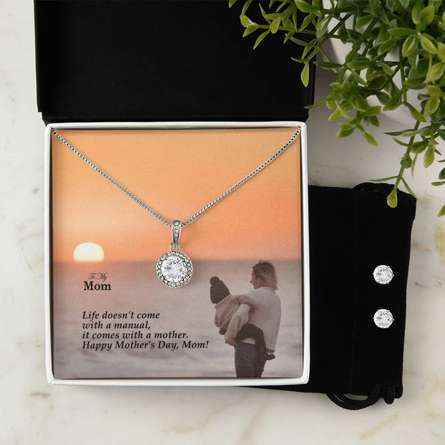 Life Doesn't Come with a Manual It Comes with a | Christian Eternal Hope Necklace | Mother's Day Gift for Mom | Faith Gift