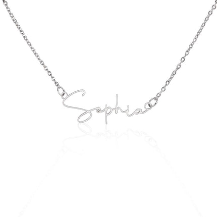 Rainbow Cross Turtle | Christian Signature Name Necklace | Gift for Kids