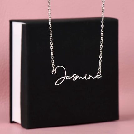 Hopeful | Christian Signature Style Name Necklace | Gift for Her