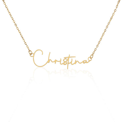 Rainbow Cross Jungle Animals | Christian Signature Name Necklace | Gift for Kids