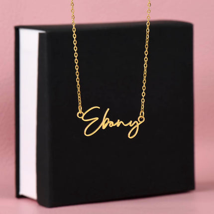 Hopeful | Christian Signature Style Name Necklace | Gift for Her