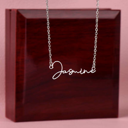 Hopeful | Christian Signature Style Name Necklace | Gift for Her