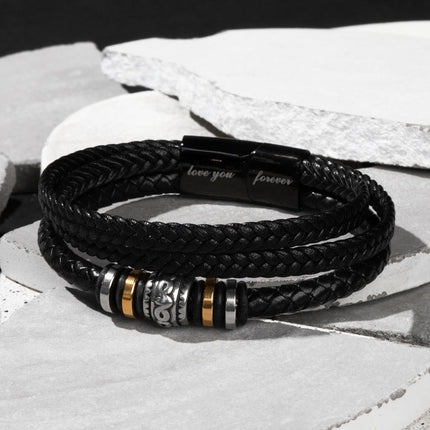 Love You Forever Bracelet – Christian Gift for Men
