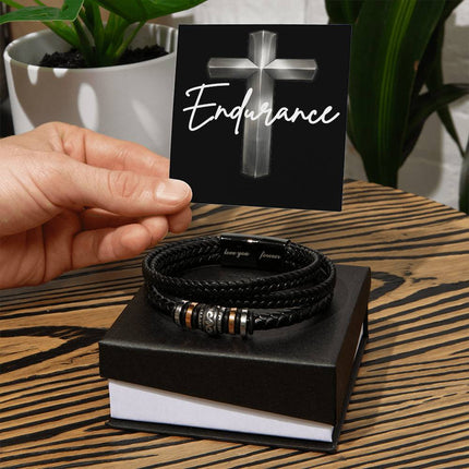 Love You Forever Bracelet – Christian Gift for Men