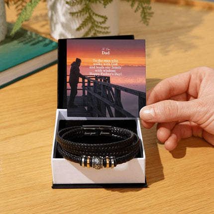 Love You Forever Bracelet – Christian Gift for Men