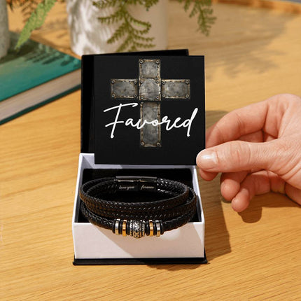 Favored Cross | Christian Bracelet | Gift for Him