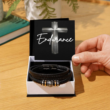 Love You Forever Bracelet – Christian Gift for Men