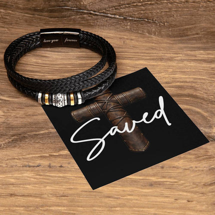 Love You Forever Bracelet – Christian Gift for Men